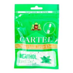Filtre CARTEL 5.3mm Super Slim Menthol (120)