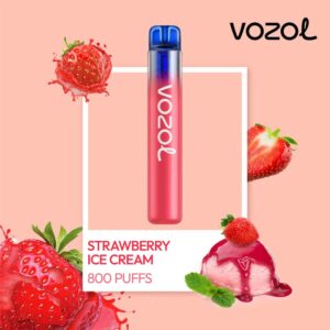 VOZOL Neon 800 Strawberry Ice Cream