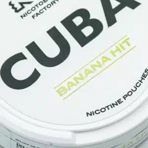 Nicotine pouch CUBA White Banana Hit (10.4 mg/pouch)
