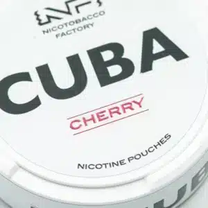 Nicotine pouch CUBA White Cherry (10.4 mg/pouch)